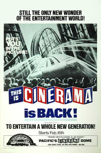 This is Cinerama Movie Poster Print featuring vibrant cinematic design.