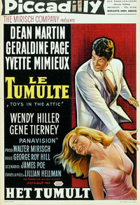Toys in the Attic Movie Poster Print featuring whimsical animated characters.