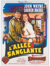 Blood Alley Movie Poster Print featuring classic film art.
