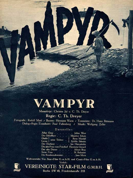 Vampyr Movie Poster Print - 11x17 | Posterazzi