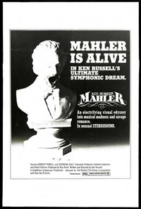 Mahler Movie Poster Print showcasing vibrant colors and iconic imagery.