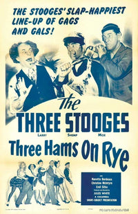 Three Hams on Rye Movie Poster Print showcasing whimsical comedy.