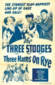 Three Hams on Rye Movie Poster Print showcasing whimsical comedy.