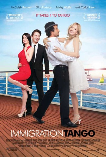 Immigration Tango Movie Poster Print showcasing vibrant artwork.