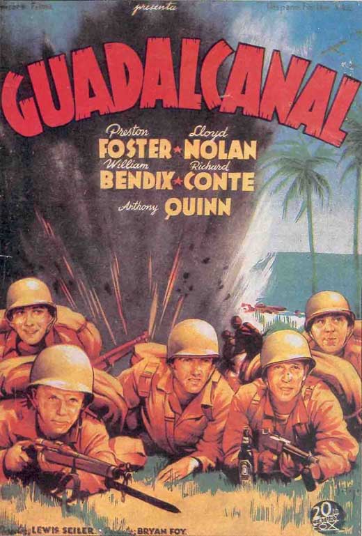 Guadalcanal Diary Movie Poster Print showcasing cinematic history