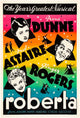 Roberta Movie Poster Print showcasing classic cinema art.
