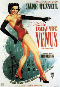 The French Line Movie Poster Print showcasing iconic film imagery.