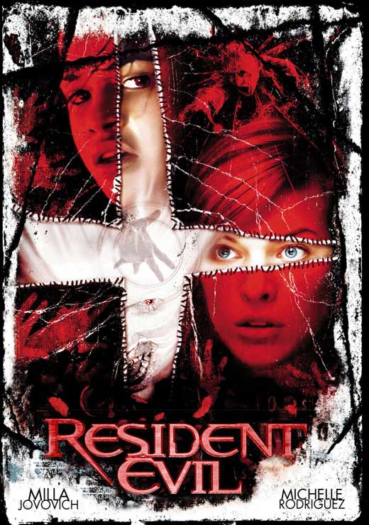 Resident Evil Movie Poster Print showcasing iconic horror art.