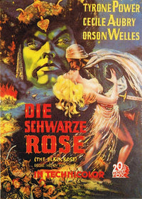 The Black Rose movie poster print showcasing iconic film imagery.