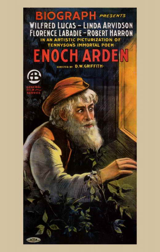 Enoch Arden Movie Poster Print showcasing cinematic art.