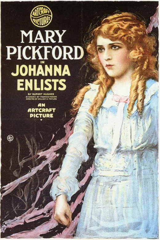 Johanna Enlists Movie Poster Print showcasing vibrant imagery and cinema art.