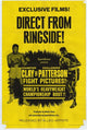 Clay Vs. Patterson Movie Poster showcasing an iconic boxing rivalry.
