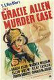 Gracie Allen Murder Case Movie Poster Print (11x17)