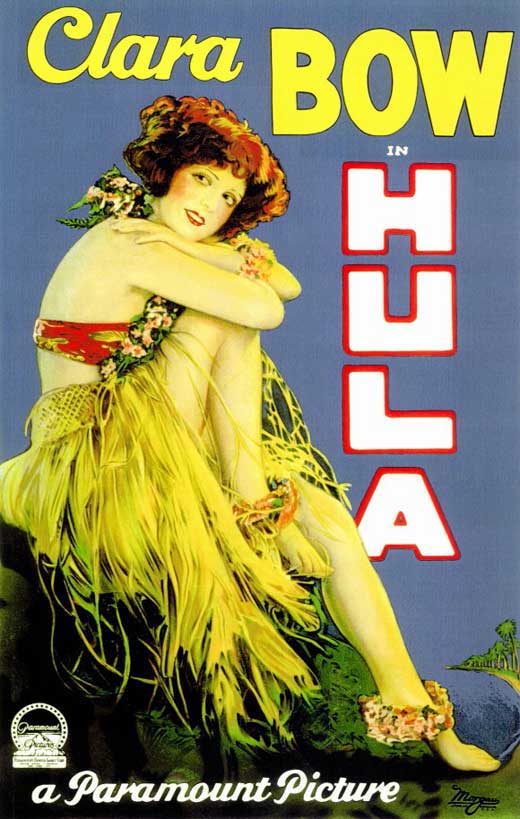 Hula Movie Poster Print showcasing vibrant colors and hula dancing theme.