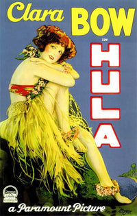 Hula Movie Poster Print showcasing vibrant colors and hula dancing theme.