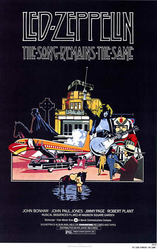 The Song Remains the Same Movie Poster Print - 11x17