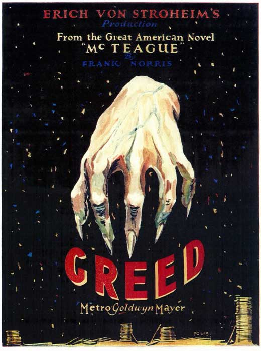 Greed Movie Poster Print showcasing the essence of cinema.