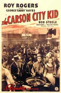 Carson City Kid Movie Poster Print showcasing western film art.