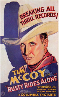 Rusty Rides Alone Movie Poster Print showcasing iconic film art