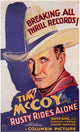 Rusty Rides Alone Movie Poster Print showcasing iconic film art