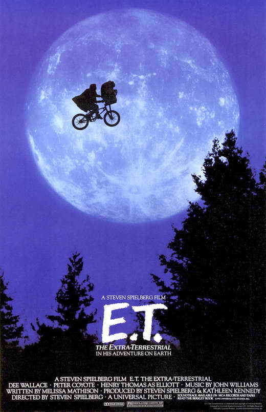 E.T. The Extra-Terrestrial Movie Poster Print (11x17)