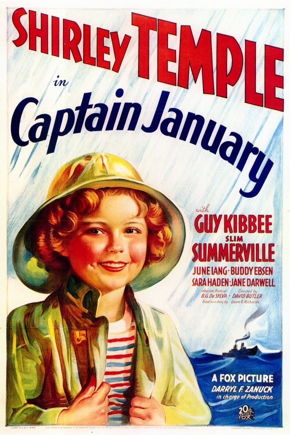 Captain January Movie Poster Print showcasing classic cinema art.
