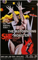 The Astounding She-Monster Movie Poster Print showcasing classic cinema artwork.