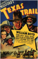Texas Trail Movie Poster Print showcasing a western theme.