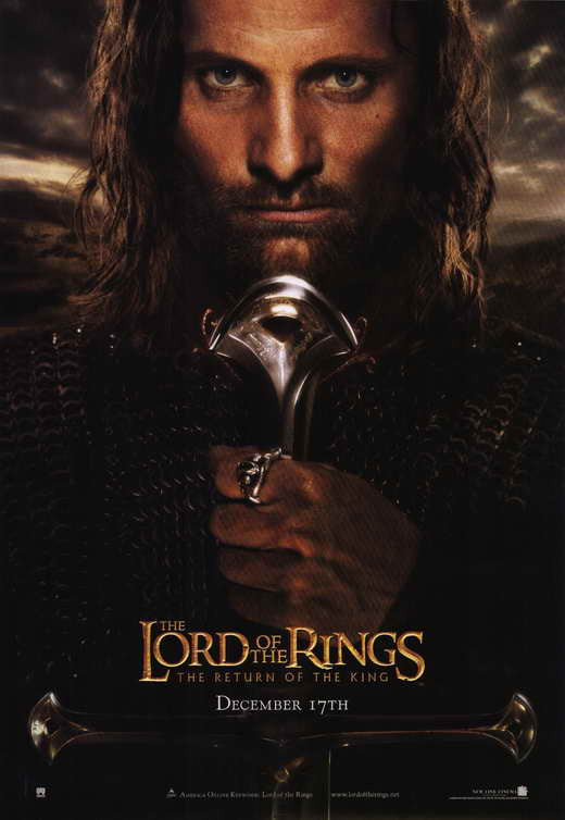 Lord of the Rings: The Return of the King Movie Poster Print 11x17