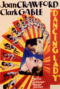 Dancing Lady Movie Poster Print showcasing elegant dance movements.