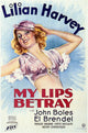 My Lips Betray Movie Poster Print featuring vibrant colors and striking design.