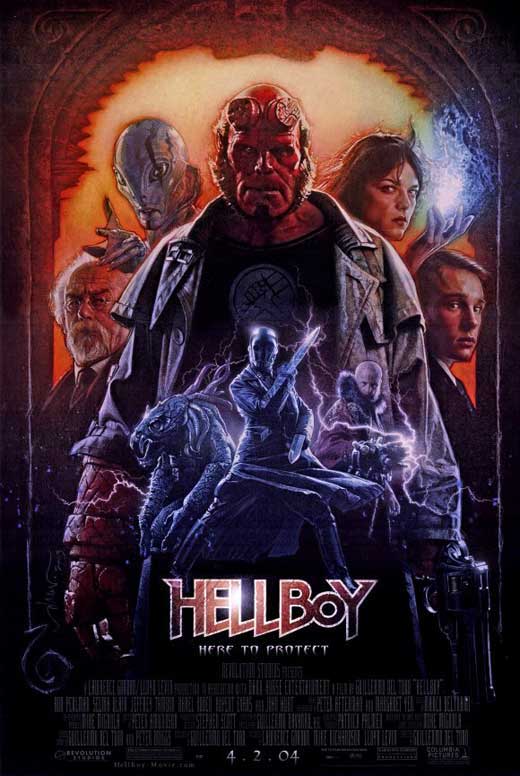 Hellboy Movie Poster Print showcasing the iconic character