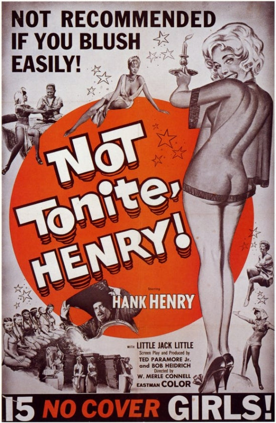 Not Tonite, Henry! Movie Poster Print showcasing classic film art.