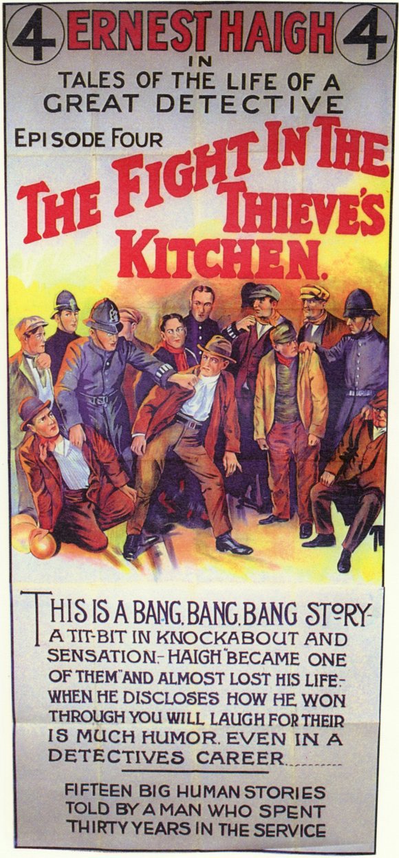 The Fight in the Thieve's Kitchen Movie Poster Print showcasing dramatic imagery.