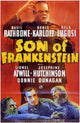 Son of Frankenstein Movie Poster Print showcasing classic horror film art.