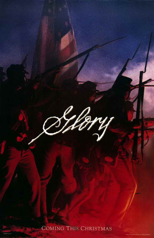 Glory Movie Poster Print showcasing the iconic film's powerful imagery.