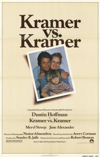 Kramer vs. Kramer Movie Poster Print showcasing the film's emotional theme.
