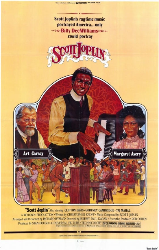 Scott Joplin Movie Poster Print showcasing vibrant imagery of the King of Ragtime.