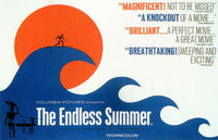 The Endless Summer Movie Poster Print showcasing surf culture and beach vibes.