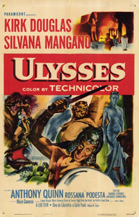Ulysses Movie Poster Print featuring cinematic artwork.