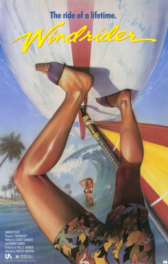 Windrider Movie Poster Print showcasing adventure and cinematic thrill.