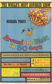 Around the World in 80 Days Movie Poster Print for home decor