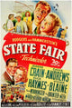 State Fair Movie Poster Print featuring colorful Americana imagery.