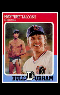 Bull Durham Movie Poster Print showcasing classic film imagery