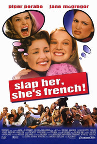 Slap Her, She's French Movie Poster Print showcasing colorful design.