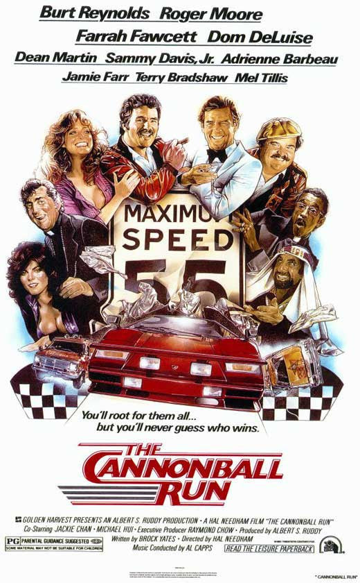 Cannonball Run Movie Poster Print (11x17) | Posterazzi