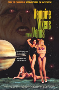 Vampire Vixens from Venus Movie Poster Print showcasing sci-fi horror art.