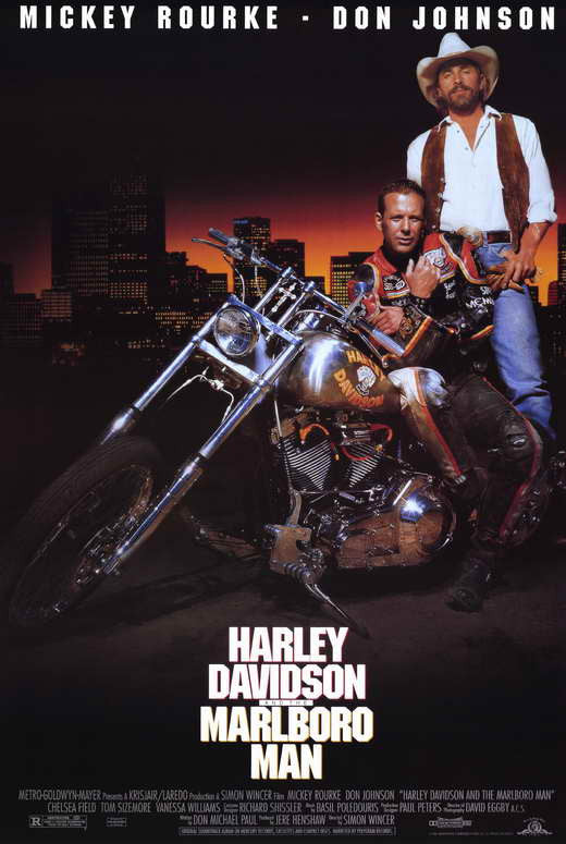 Harley Davidson and the Marlboro Man Movie Poster Print (11x17)