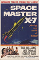 Space Master X-7 Movie Poster Print showcasing classic sci-fi cinema.
