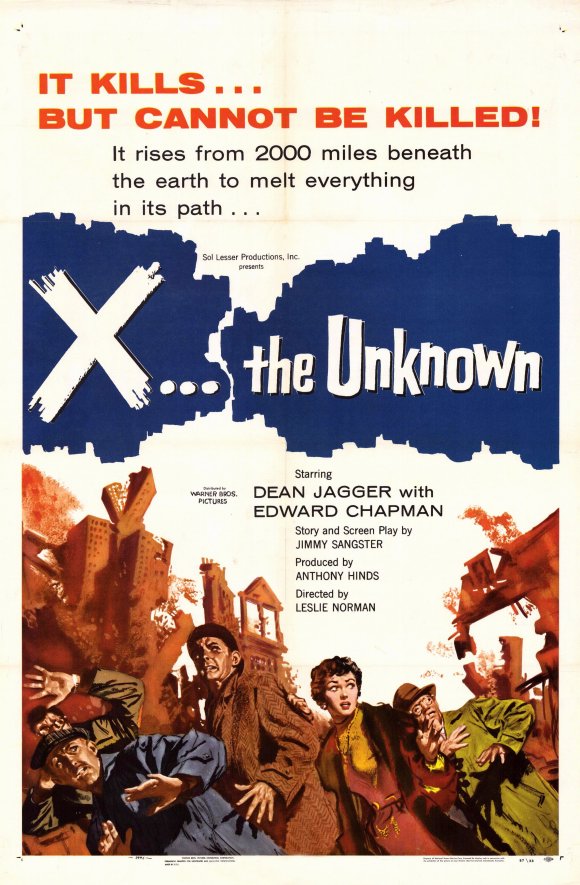 X the Unknown Movie Poster Print showcasing dramatic visuals.